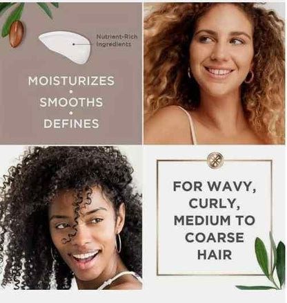 Curl Defining Leave-In Hydrating & Anti-Frizz Styling Hair Cream 30 ml (Pack of 2)