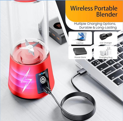 Portable Electric 6 Blade USB Juice Maker
